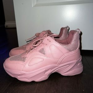 Steve Madden Pink Chunky Sneakers